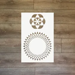 Sacred Geometry & Mandala Collection: The Seed of Life Stencil  - H...