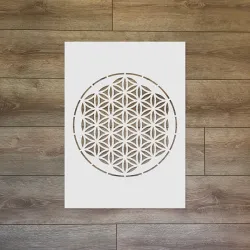 Sacred Geometry & Mandala Collection: The Flower of Life Stencil  -...