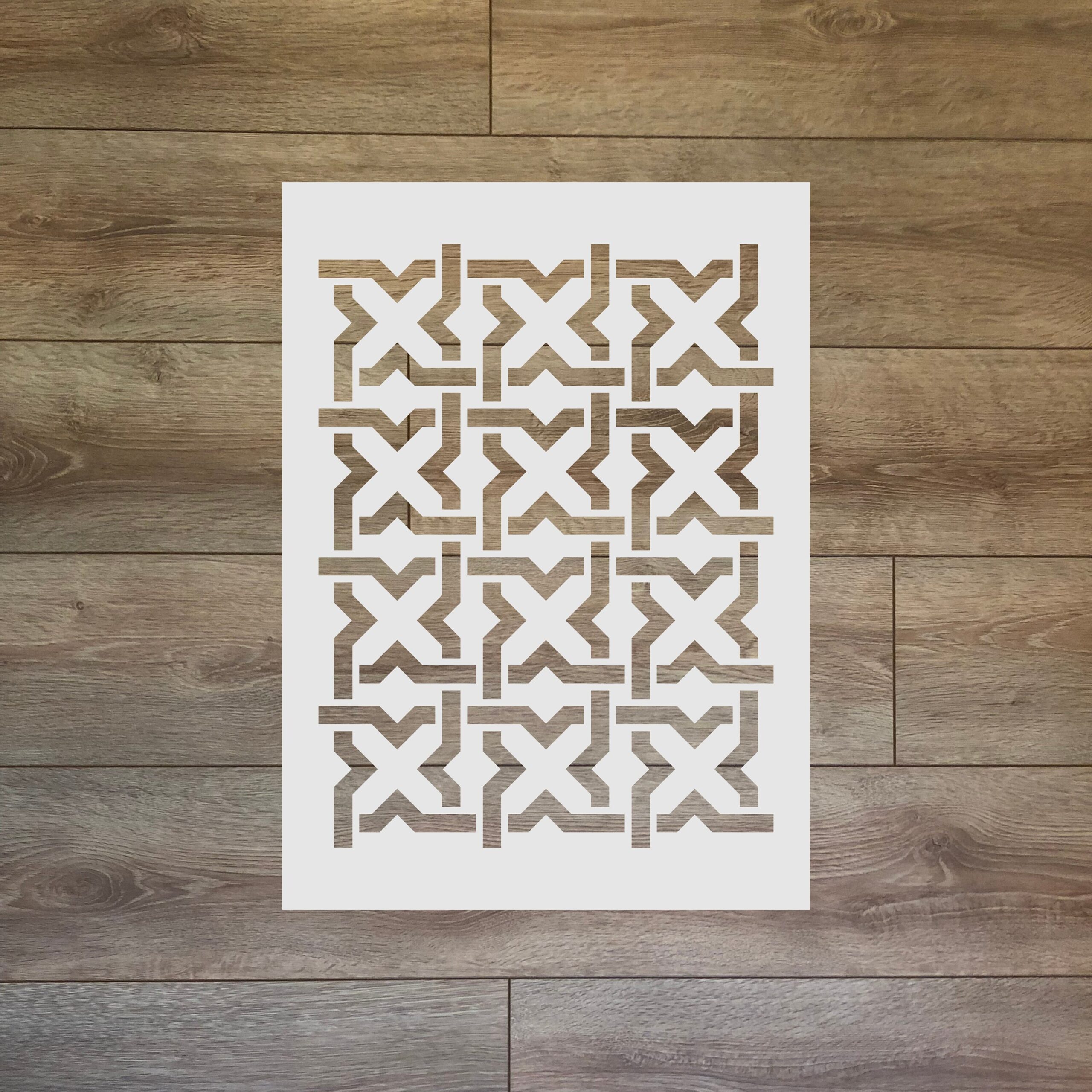 Vortex Reusable Plastic Stencil