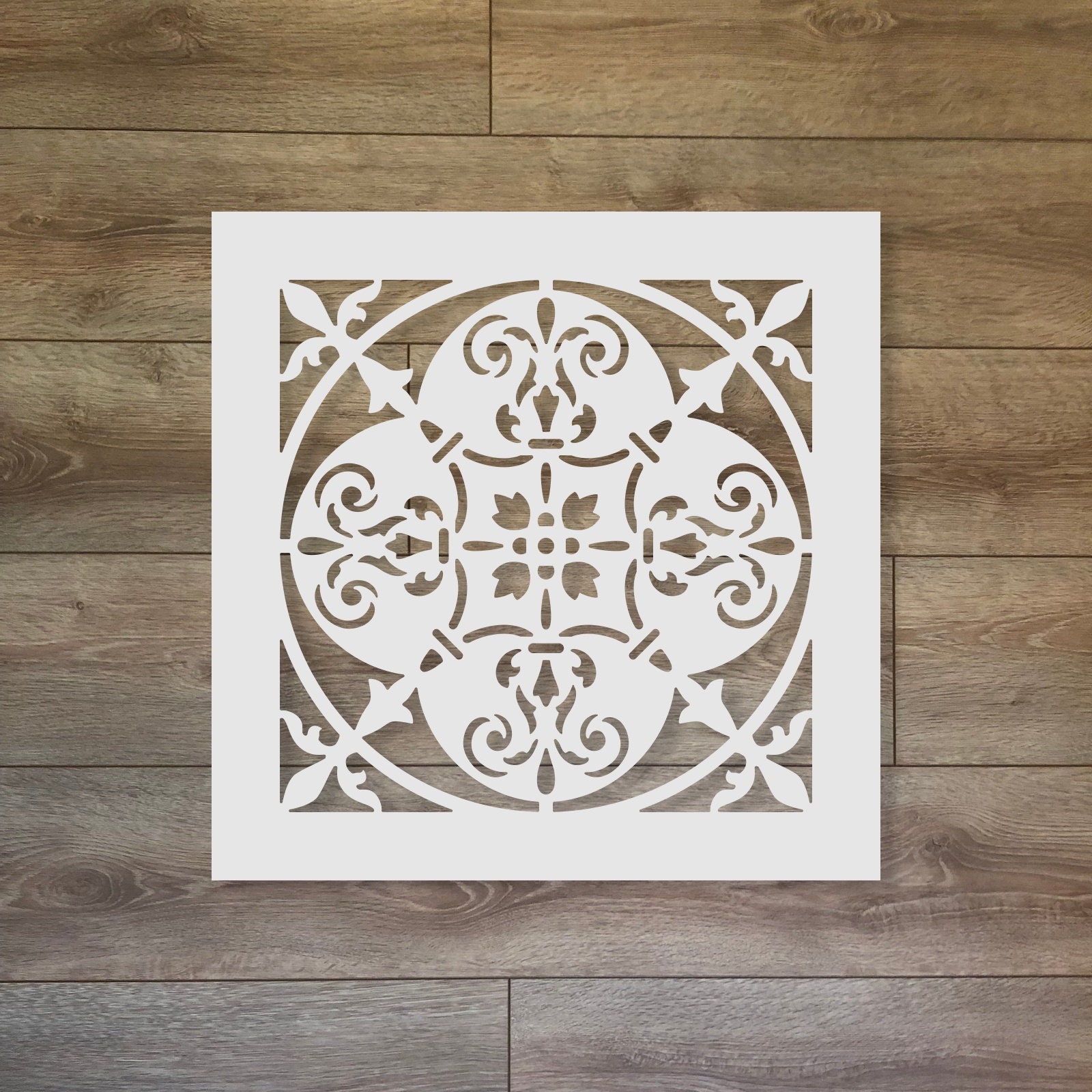 Bordure Tile Reusable Plastic Stencil