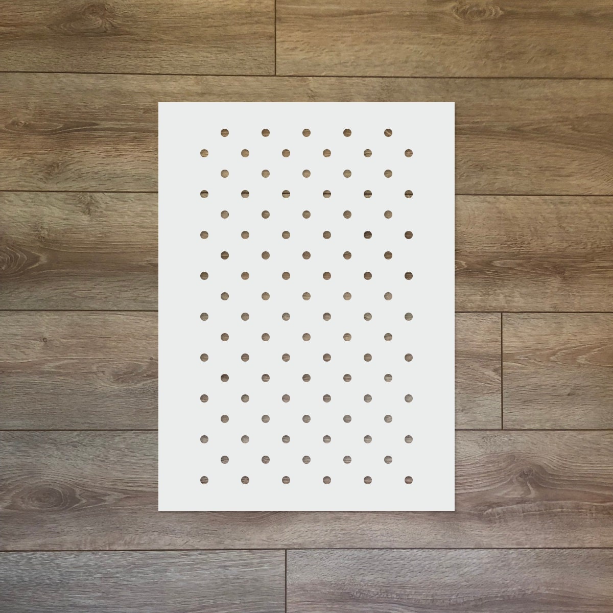 Polka Dots Reusable Plastic Stencil