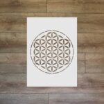 The Flower of Life – Sacred Geometry Reusable Plastic Stencil