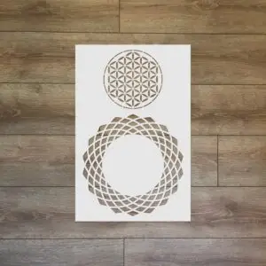 The Flower of Life - Sacred Geometry Reusable Plastic Stencil