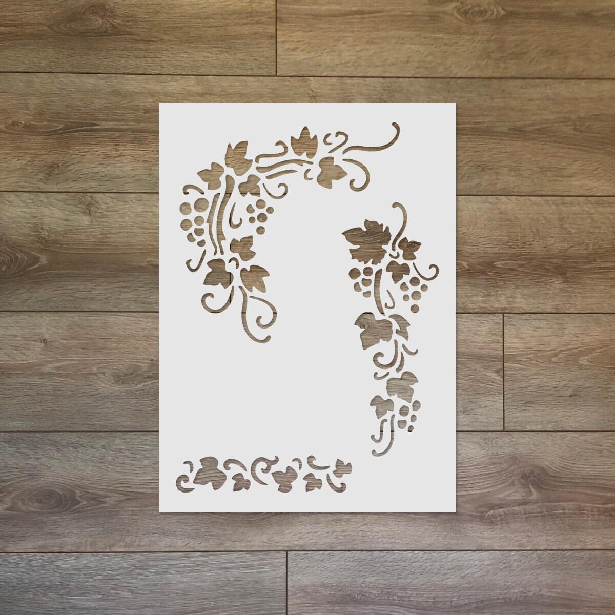 Grapes Reusable Plastic Stencil