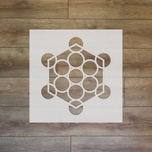 Metatron's Cube Pack - 3 stencils - Sacred Geometry Reusable Plastic Stencil - Image 4