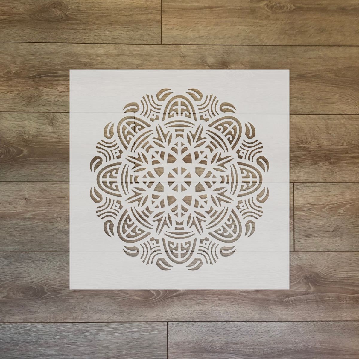 Mandala Motive - Sacred Geometry Reusable Plastic Stencil